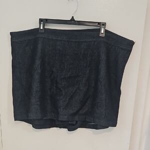 J. Crew Dark Denim Mini Skort